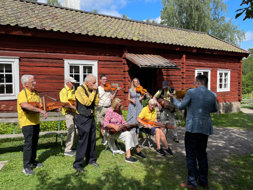 Spelmansstämma på Vallby Friluftsmuseum 2024